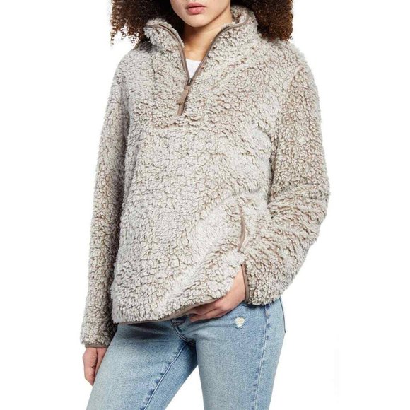 Thread & Supply Seven Wonders Fleece Quarter Zip Pullover - Picture 1 of 8